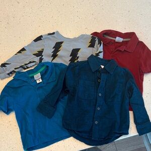 Hanna Andersson lot of 4 shirts sz 2T